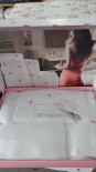 Набір махрових рушників Maison D'or Soft Butterfly з 3-х штук Метелики рожеві