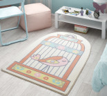 Коврик в детскую комнату Confetti Happy Cage Salmon 100x150 см