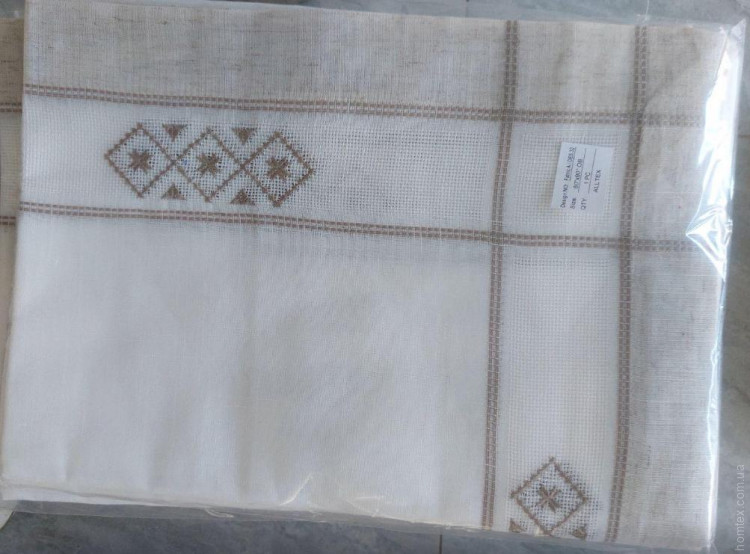 Скатертина Alltex 150x220 см з вишивкою, модель 19