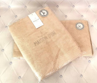Набір махрових рушників Maison dor Artemis з 2-х штук 50x100 см + 85x150 см бежевий