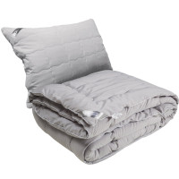Набор Руно Grey 924.52 одеяло 140x205 см + подушка 50x70 см Набор Руно Grey 924.52 одеяло 140x205 см + подушка 50x70 см