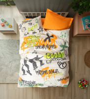 Постільна білизна Cotton Box Graffiti Oranj