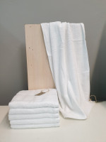 Махровое полотенце NuaCotton 30x30 см белое