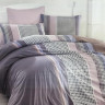 Комплект постельного белья Zugo Home ранфорс Pelin V1 семейный