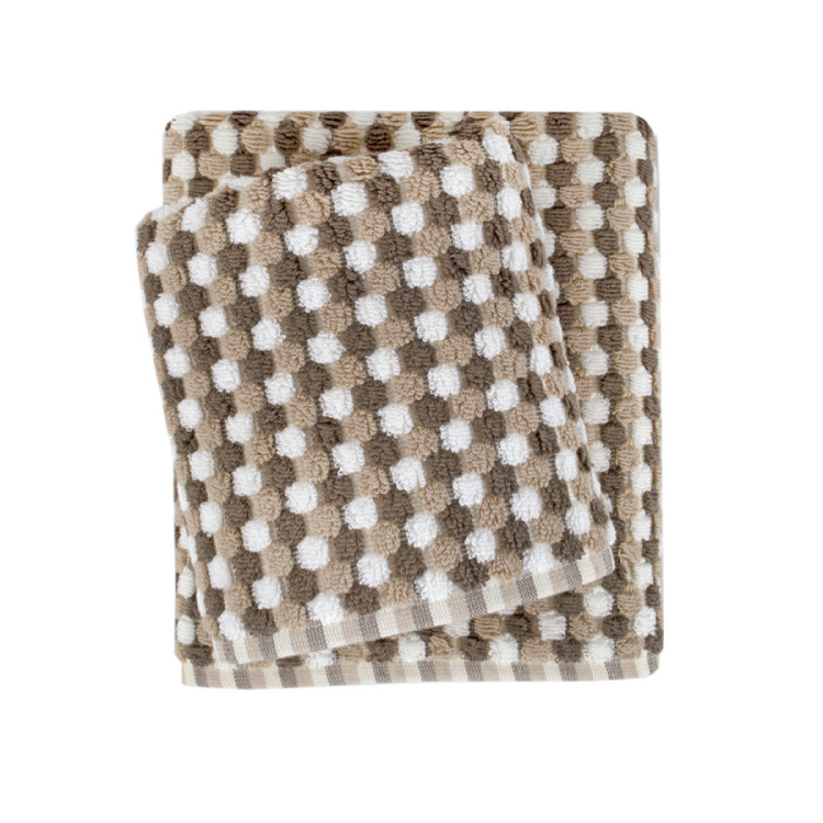 Полотенце Lotus Home Ruta brown коричневое 50х70 см