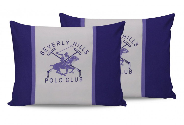 Набор наволочек Beverly Hills Polo Club BHPC 029 Lilac 50х70 см (