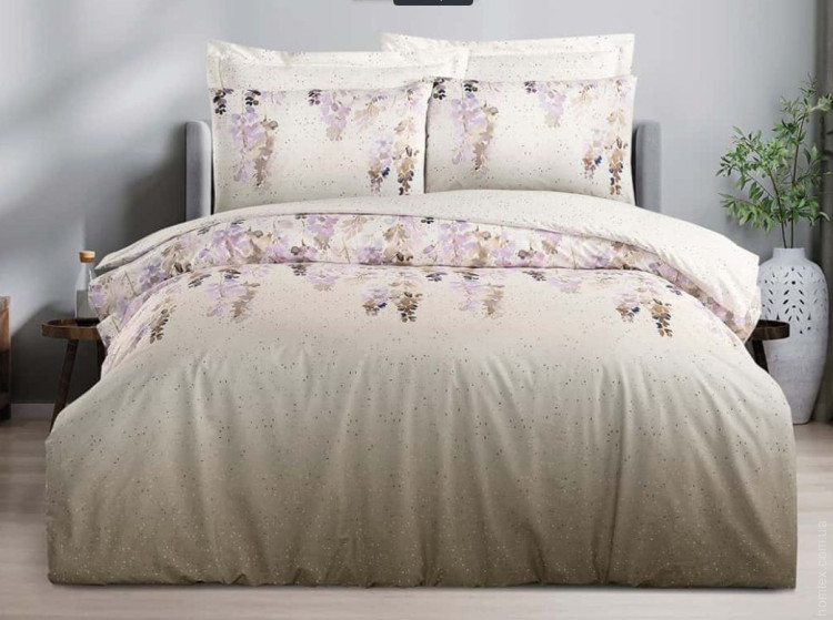 Постельное белье Altinbasak Clara pebble евро