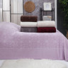 Простынь велюр/махра Belizza Hanzade lila 200x220 см., 550 г/м2