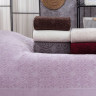 Простынь велюр/махра Belizza Hanzade lila 200x220 см., 550 г/м2