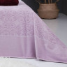 Простынь велюр/махра Belizza Hanzade lila 200x220 см., 550 г/м2