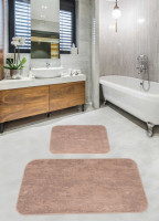 Набор ковриков для ванной комнаты Diva Gold L Brown 60x100+50x60 см
