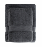 Полотенце махровое Lotus Home Grand soft twist antrasit 90х150 см