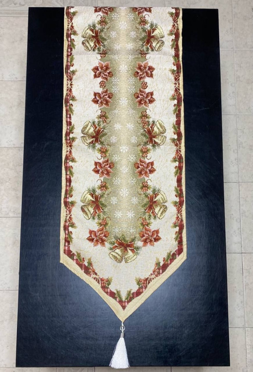 Раннер - дорожка на стол новогодний Verolli 35x145 см