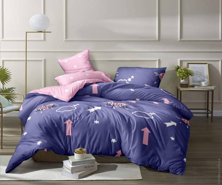 Пододеяльник Mirson №137 Nina 2 бязь детский 110x140 см Пододеяльник Mirson №137 Nina 2 бязь KING SIZE 220х240 см