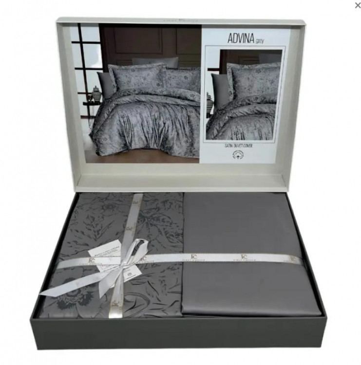 Постільна білизна First Choice Advina gri (grey) сімейна