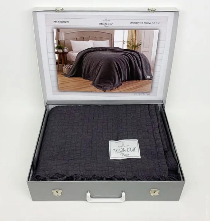 Покривало Maison Dor My favorite antrasit 180х220 см