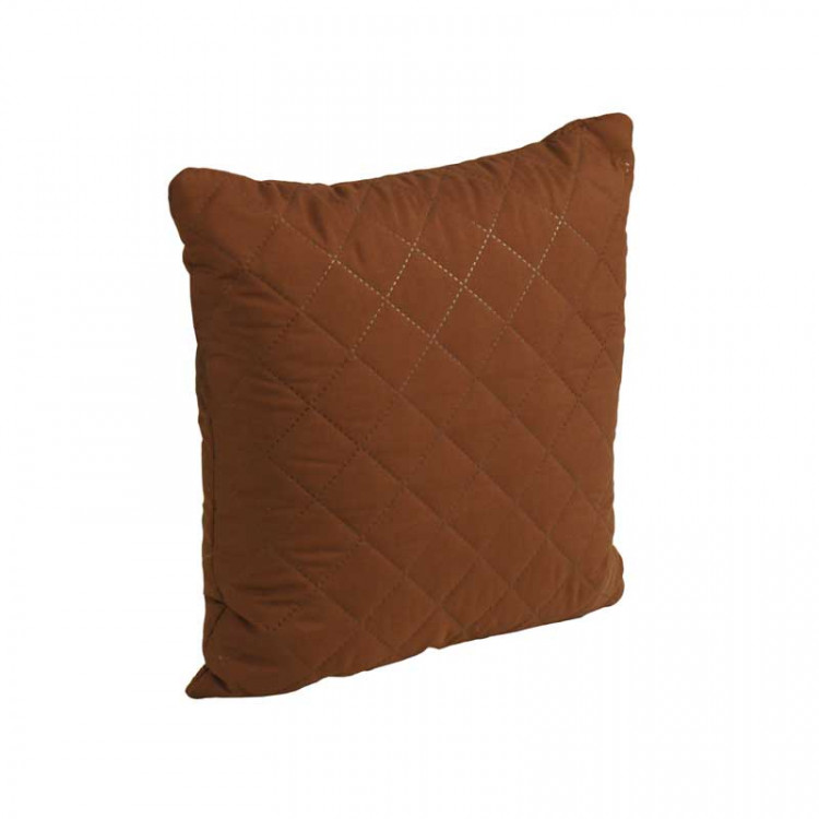 Декоративная подушка Руно Ромб шоколадная 40х40 см