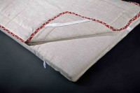 Льняной наматрасник Lintex в хлопковой ткани 90х190 см