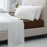 Простынь Mirson 19-1217 Chocolate Perla бязь 80x190 см на резинке по периметру Простынь Mirson 19-1217 Chocolate Perla бязь 80x190 см на резинке по периметру