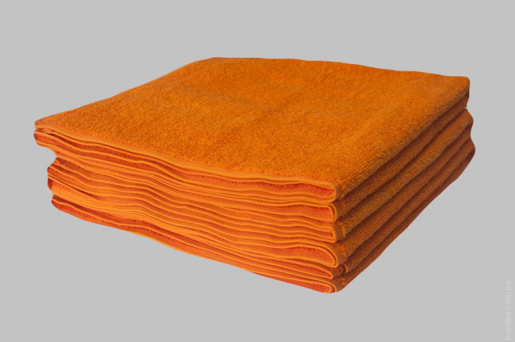 Полотенце Lotus Отель оранжевый 420 г/м2 50x90 см