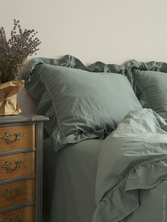 Постельное белье Limasso NATURAL GREEN EXCLUSIVE евро