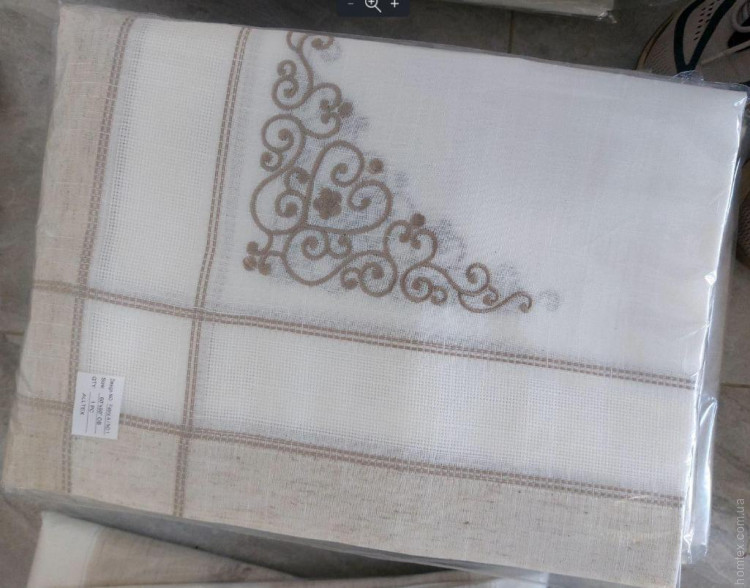 Скатертина Alltex 150x220 см з вишивкою, модель 21