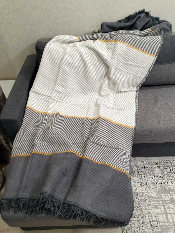 Плед бавовняний Aksu 180x220 см, модель 19