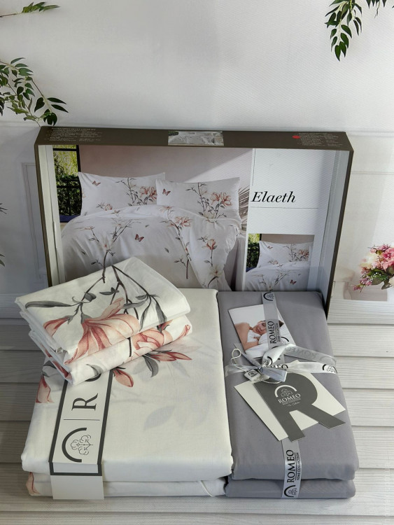 Постільна білизна поплін Romeo Home Elaeth євро Постільна білизна поплін Romeo Home Elaeth євро