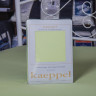 Простирадло на гумці трикотажне Kaeppel 140-160х200+25 см блідо зелений