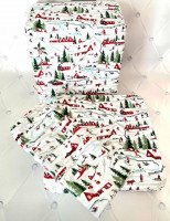Постельное белье Cotton Collection фланель модель 44 полуторное