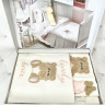Постельное белье Tivolyo Home Lovely Bear бежевое для новорожденных
