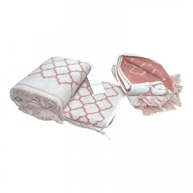 Набор полотенец Maison D'or LORENZA PINK 50x100 см + 85x150 см