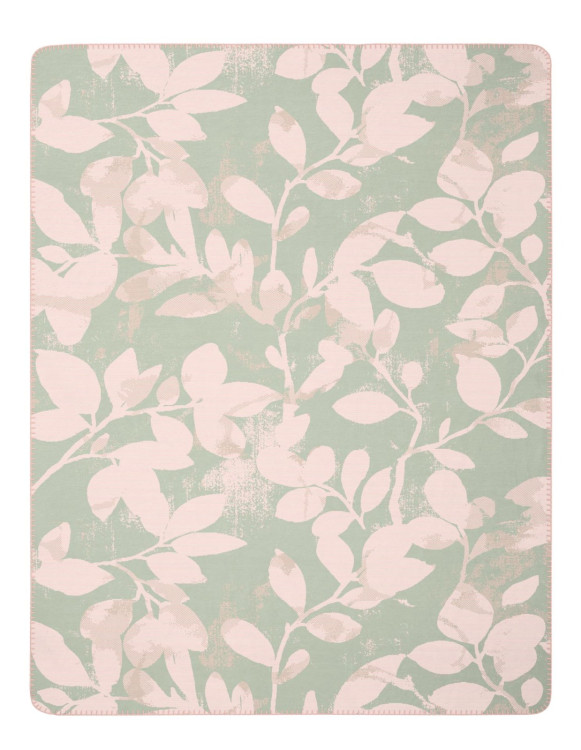 Плед Biederlack Wohndecke Soft Leaves 150x200 см 