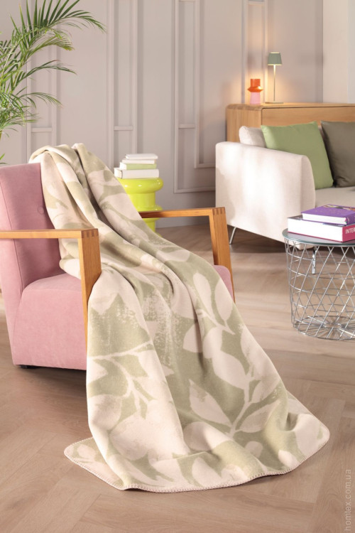 Плед Biederlack Wohndecke Soft Leaves 150x200 см 