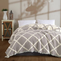 Муслиновое пике - покрывало Zeron жаккардовое 230x250 см модель 4