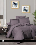 Постельное белье First Choice Chackers lilac сатин Delux евро