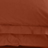 Постельное белье Penelope - Catherine brick red кирпичное евро с простынью на резинке (160х200+35 см)