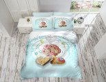 Постельное белье Gokay Saten 3D Hearts евро