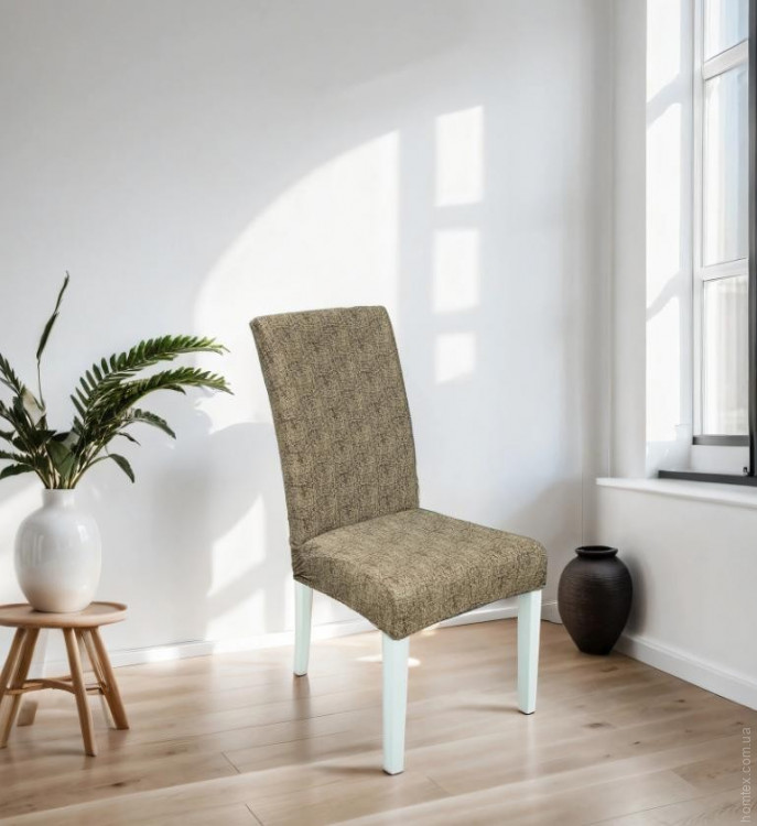 Чохол на стілець універсальний трикотажний Love You модель 102-3 Чохол на стілець універсальний трикотажний Love You модель 102-3