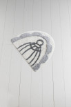 Коврик для ванной Chilai Home Sweet bird gri 50x60 см