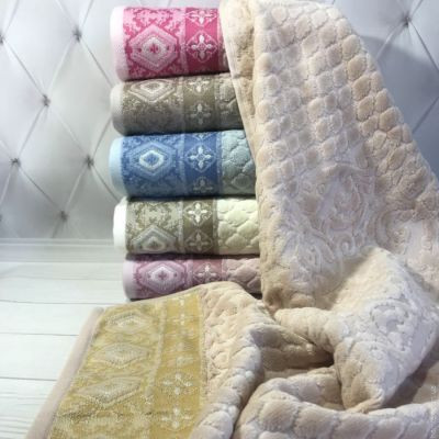 Набор велюр/махра полотенец Pupilla из 6 шт. 50х90 см., модель 5