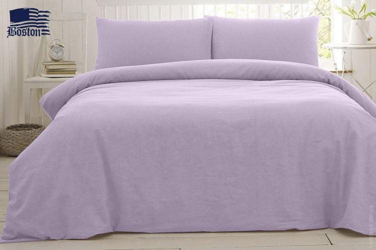 Простынь Boston Textile Sateen Lilac 240x260 см 