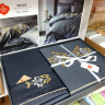 Cotton Box King Antrasit сатин с вышивкой евро Cotton Box King Antrasit сатин с вышивкой евро