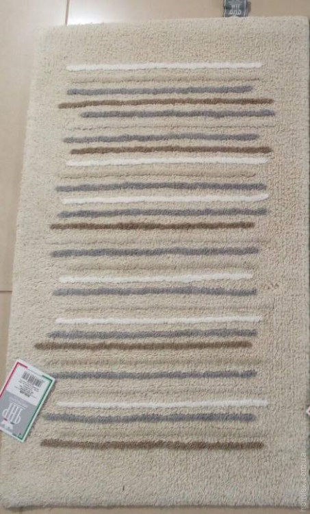 Килимок для ванної PHP Kolor beige (бежевий) 60x130 см