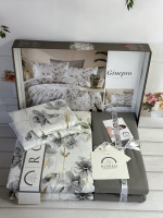 Постельное белье поплин Romeo Home Ginepro евро