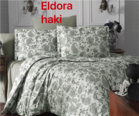 Постельное белье Altinbasak жаккард Eldora haki евро