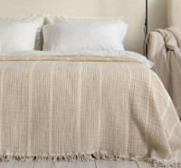 Муслинове покривало La Modno Pearl Beige 170x240 см