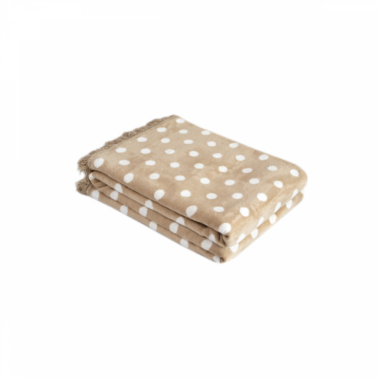 Плед Lotus Home Arina bej хлопок 150х200 см