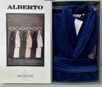 Халат махровый Maison Dor Alberto синий L