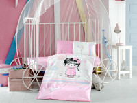 Постельное белье в детскую кроватку 100*150 Ranforce (TM Aran Clasy) Ariel